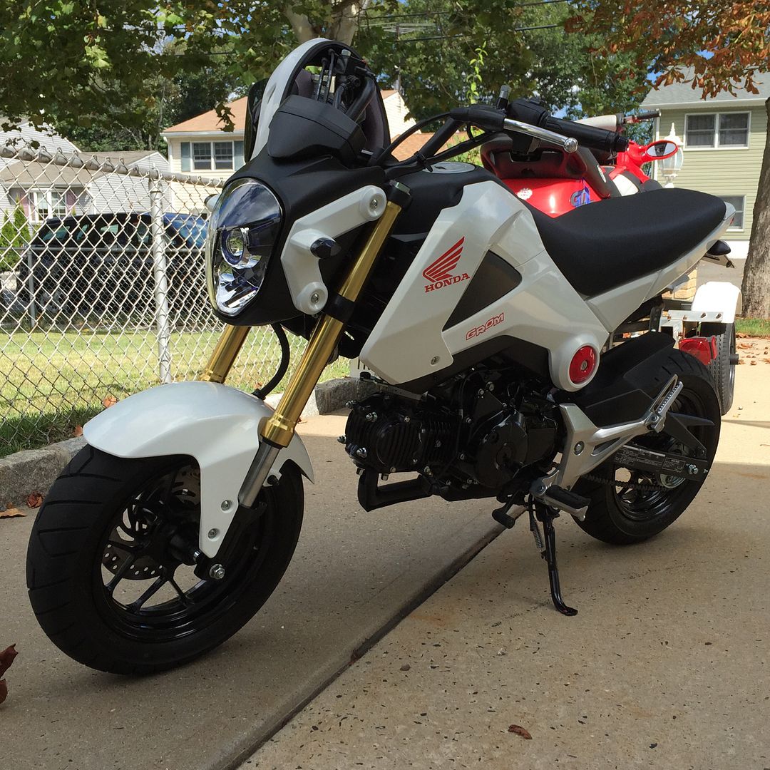 2015 White Grom FS Low Miles Honda Grom